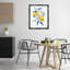 «Lemons with Blue Leaves Floater», art mural sur toile par Yvette St. Amant-1894804474-1894804479