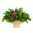 Evergreen Centerpiece with Pinecones