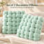 Ensemble de 2 coussins décoratifs de luxe noués à la main, coussins moelleux et épais à nœuds pour canapé, lit et décoration intérieure-112450028