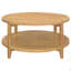 Table basse ronde en bois massif