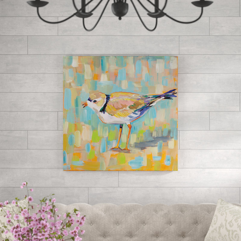 Coastal Plover IV 1 Piece Wrapped Canvas Painting, 91cm H x 91cm W