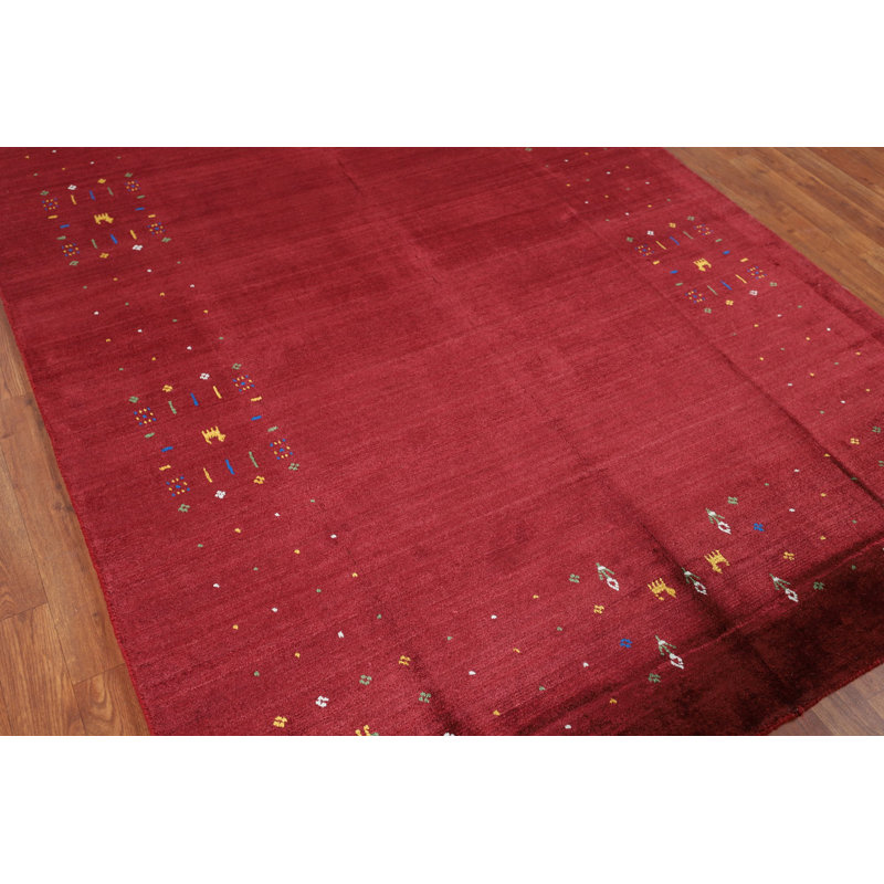 Tribal Gabbeh Oriental Area Rug 8