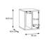Chadwic Modern minimalistic inset unit for cupboard, 2 compartments, organising unit, engineered wood, 30 cm W x 36.9 cm H x 34.8 cm D-124889474