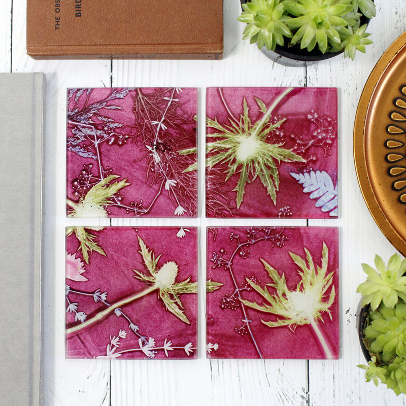 Glass Square 1 Piece Coaster