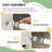 Pet Gate,Extra Wide Walk Through Dog Gate w/ Cat Door