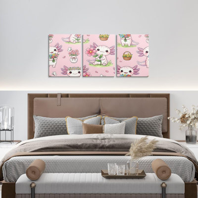 3 Piece Wrapped Canvas Wall Art