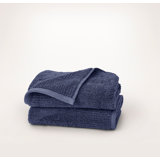 Turkish Ultra Plush Hand Towel Set - Coastal Navy, Multi