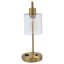Lampe de table en métal Minakumari - Lampe de table industrielle avec ports de charge USB et contrôle tactile-228314471