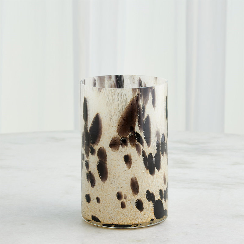 Calico Vase-Sm, 10.5" H x 5.75" W x 5.75" D