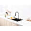 Bassin de cuisine en acier inoxydable 304 - Modèle de découpe pour évier de pluie avec drain