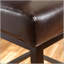 Tabouret de comptoir pivotant en cuir synthétique de 28 po
