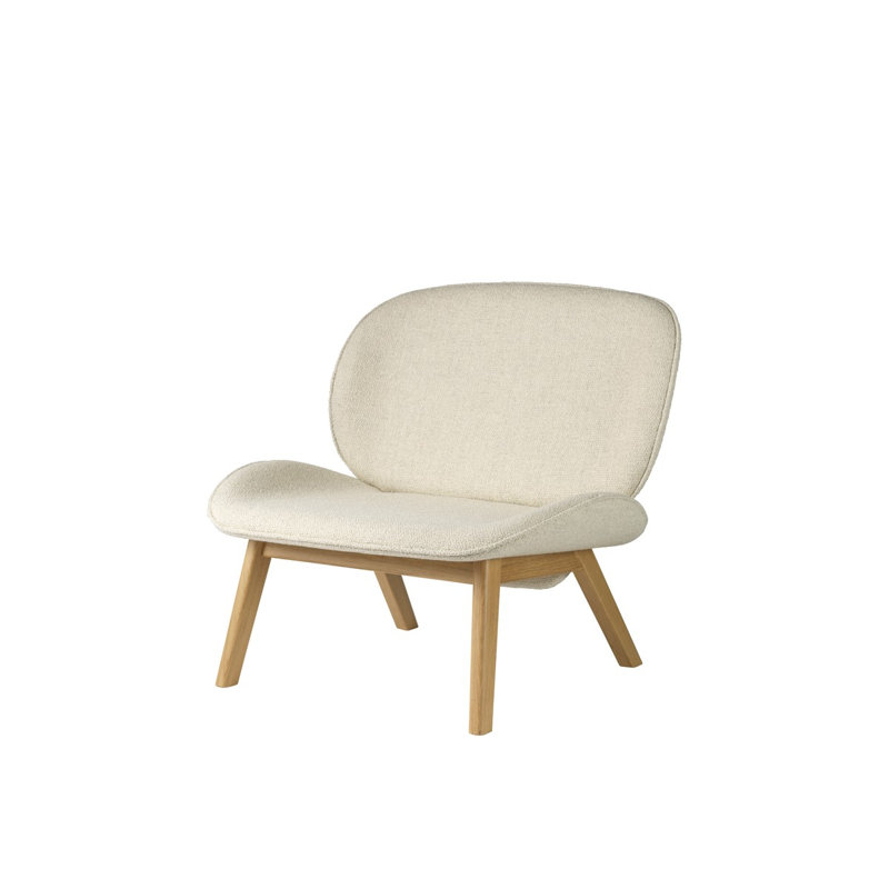Suru Armless Chair, Light Beige