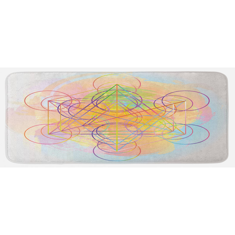 Tapis de cuisine geometry