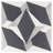 Sintra Block 9" x 9" Porcelain Field Tile in Matte Black/Gray
