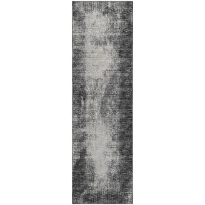 Premium Machine Washable Mayfield Black Rug