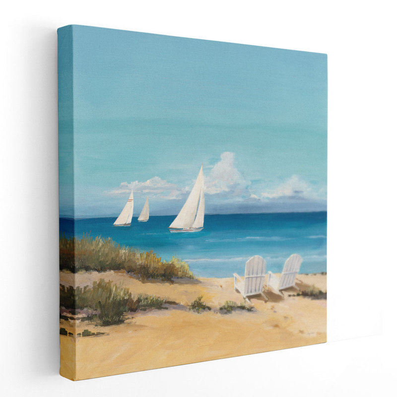«Réglage de la voile», reproduction d'art sur toile, H 24 po x l 24 po