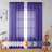 2 Pcs/Set Solid Color Sheer Curtains, Transparent Window Shades Tulle Drapes, Rod Pocket Curtains For Bedroom, Living Room-881086020