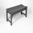 Backless HDPE Adirondack Bench With Wood Texture, Poly Lumber Seat For Patio, Backyard, Balcony, All Weather Resistant With UV Protection, Gray-1386519949