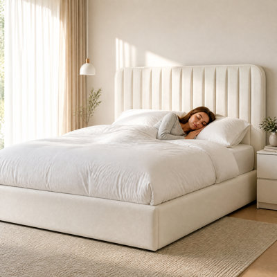 Upholstered Ottoman Storage Bed