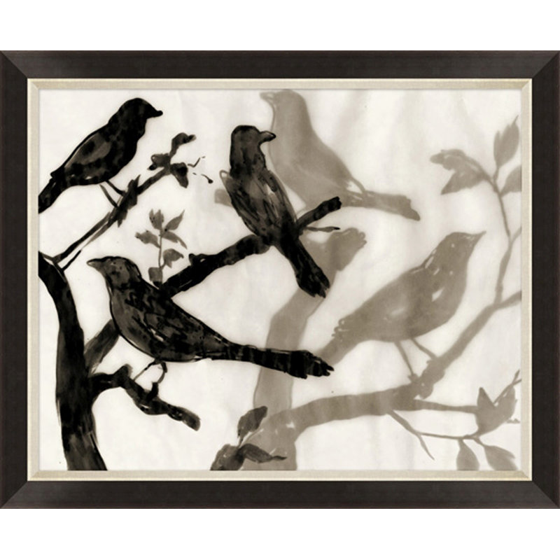 Transparent Bird And Branch 1 Painting