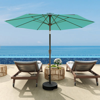 Parasol de patio 9 pi avec base