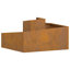 Garden Planter Brown 50 Cm Weathering Steel-423547056