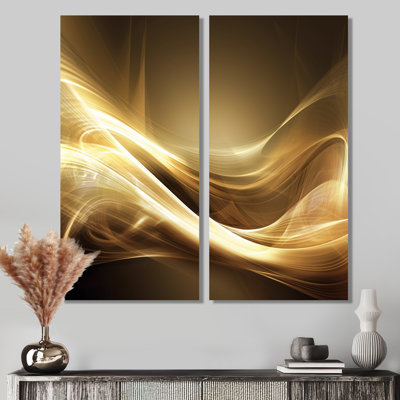 Gold Elegant Modern Sofa III - Art mural moderne doré