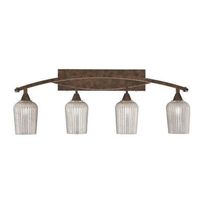 Bow 4 Light Bath Bar