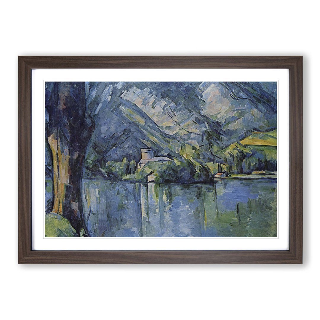 The Lac Annecy by Paul Cezanne - Framed Print