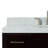 Cambridge Single Bathroom Vanity with Carrara Marble Top-88398700