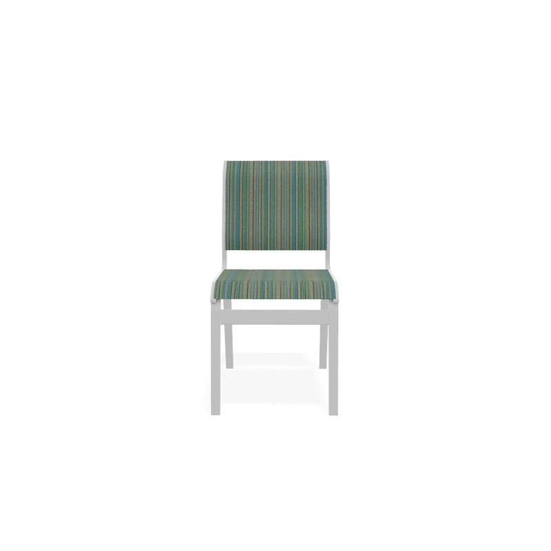 Chaise d'appoint de salle à manger Hiraku, Blanc texturé, Cali