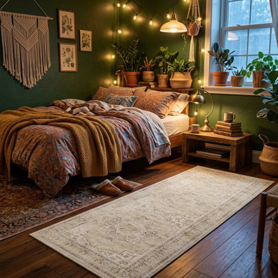 Tapis de couloir de cuisine Boho