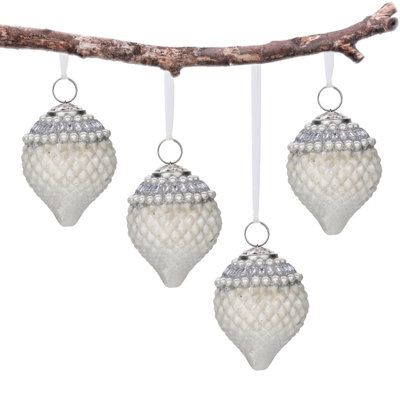 Meisner 3'' Handmade Glass Ball Ornament