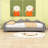 Upholstered Daybed with Cloud-Shaped Backrest-2005980389-2005980390