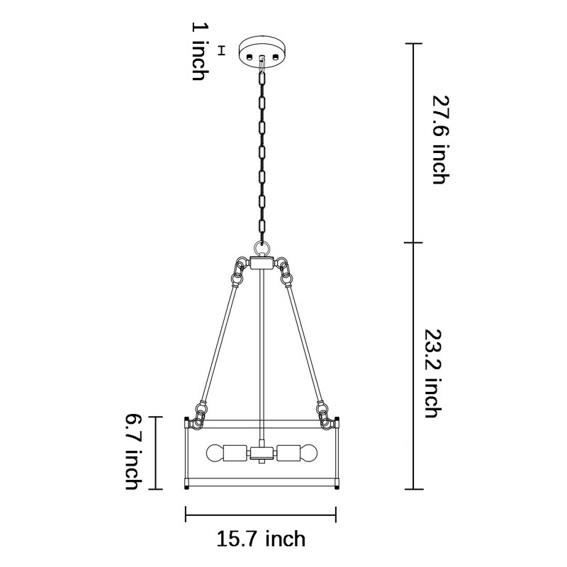 Luminaire suspendu moderne à 3 lumières pour le salon de la salle à manger