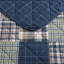 Ensemble de courtepointe réversible en coton bleu Eddie Bauer Madrona-87092880-87092879