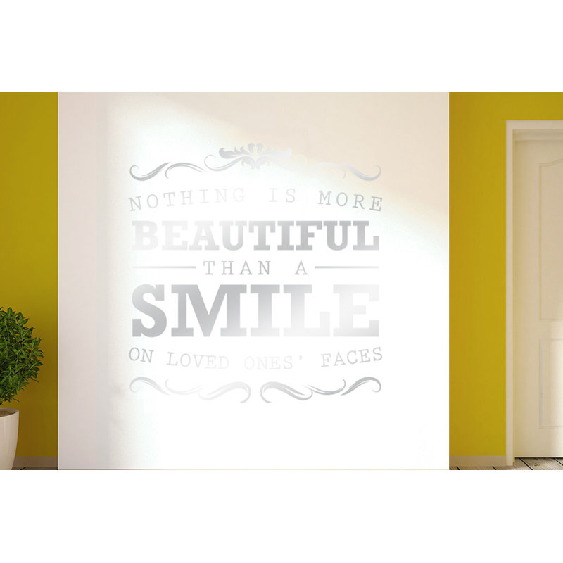 Wall Decal, Shiny Silver