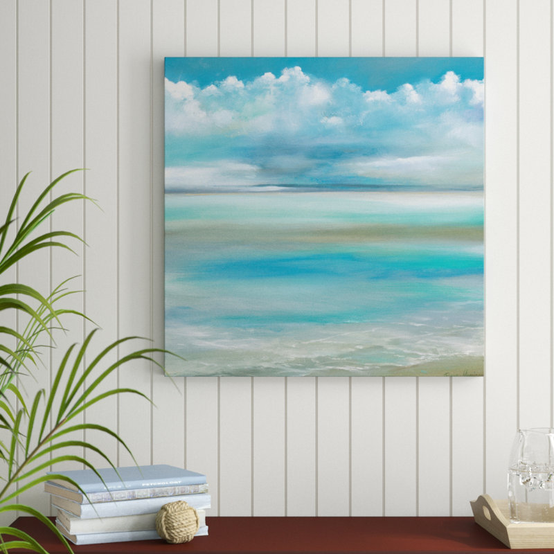 «Tranquility by the Sea II», reproduction d'art sur toile tendue, H 16 po x l 16 po x p 1,5 po