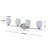 4-light Satin Nickel Vanity Light With White Opal Glass-1592472538