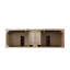 Bristol 72'' W Double Bathroom Vanity Base-812581005
