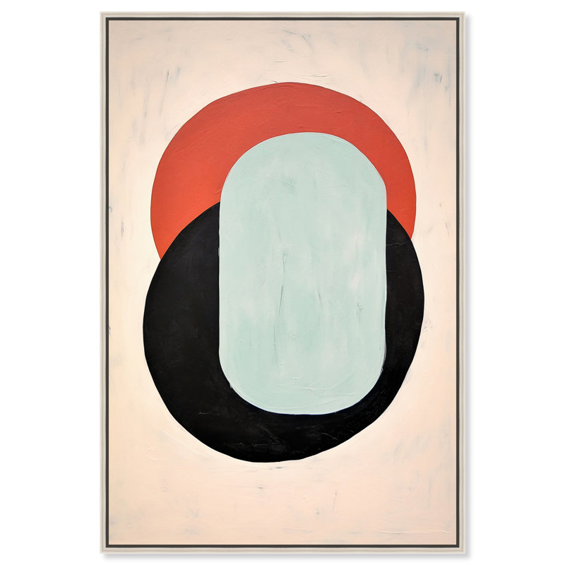 «Helmet Abstraction Retro Abstract Art» par Notoriart, H 16 po x l 11 po, Cadre argenté