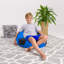 Fauteuil à billes pour enfants, adolescents et adultes - Rempli de perles souples, comprend une housse amovible et lavable à la machine - Plusieurs couleurs, tailles et tissus, y compris nylon doux et toile avec motifs-1446479208-1444406163