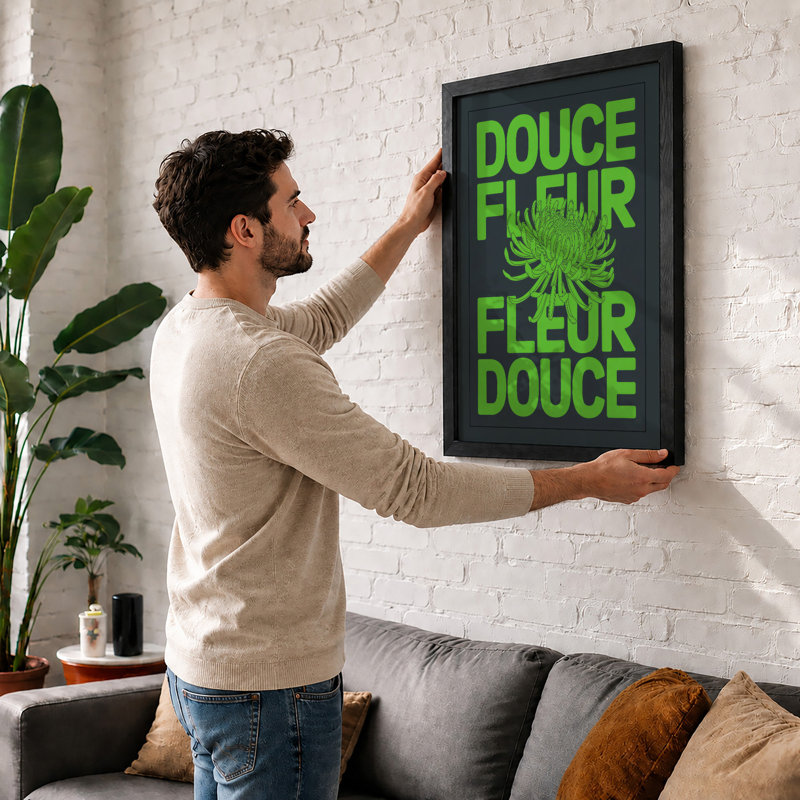 Douce Fleur Botanical - Framed Print, A1 - 84.1 x 59.4 cm, Unframed