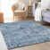 Premium Machine Washable Prisco Navy Rug