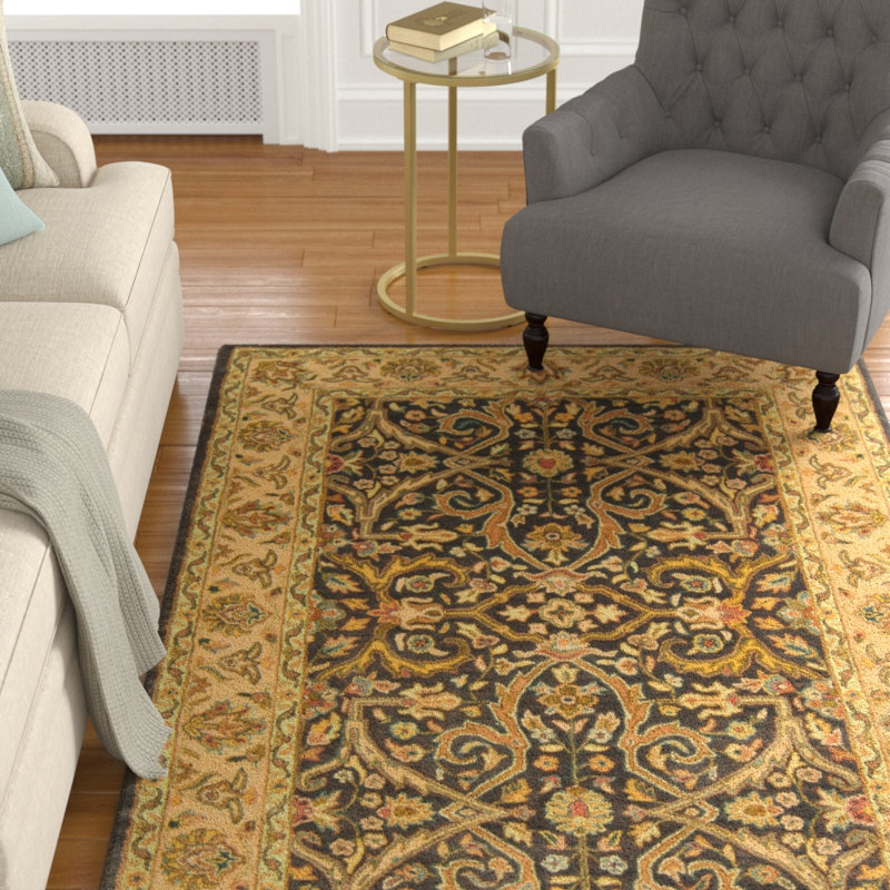 Balthrop Hand Tufted Wool Oriental Rug, Rectangle 8'3" x 11'
