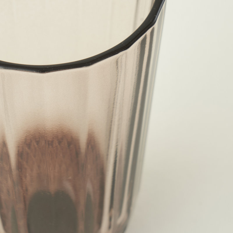 Verre à whisky taillé en cristal Colore, Brun