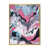 Toile avec cadre flottant or