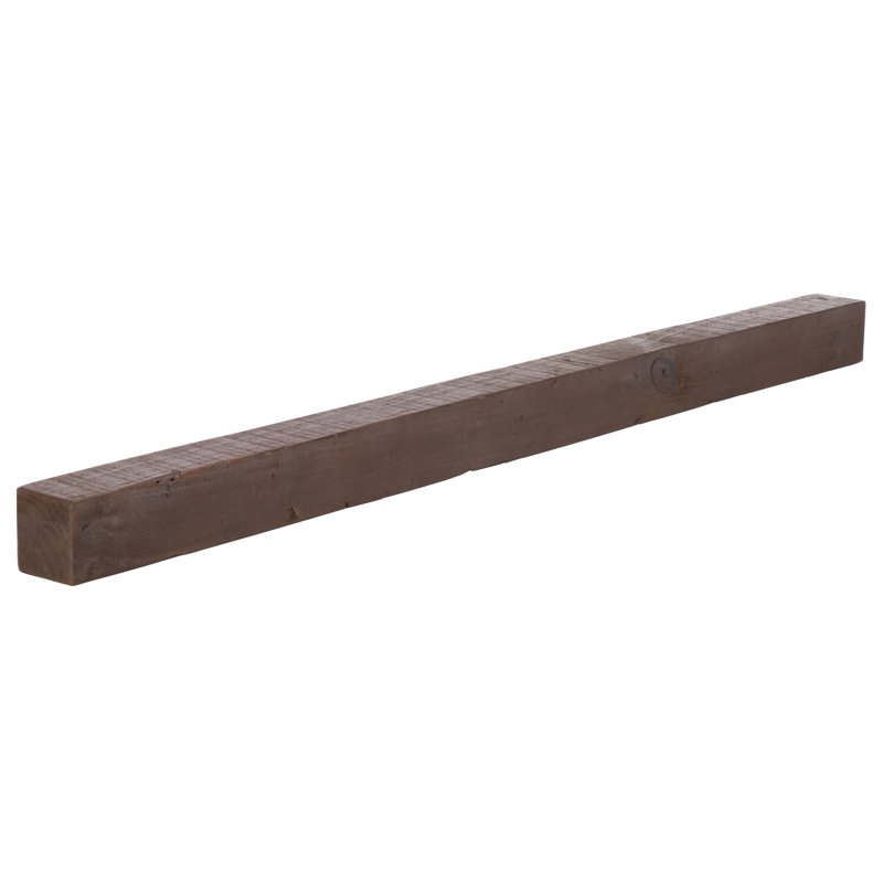 Beno Floating Mantel Shelf, 60" Width, Dark Brown
