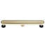 FINE FIXTURES Drain de douche linéaire de 36 pouces, insert et grille 2-en-1, bord arrondi, acier inoxydable de calibre 10, sortie centrale, crépine incluse-126703434