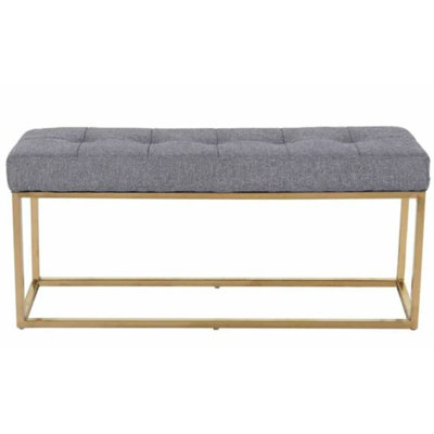 Eliandra Polyester Blend Upholstered Bench